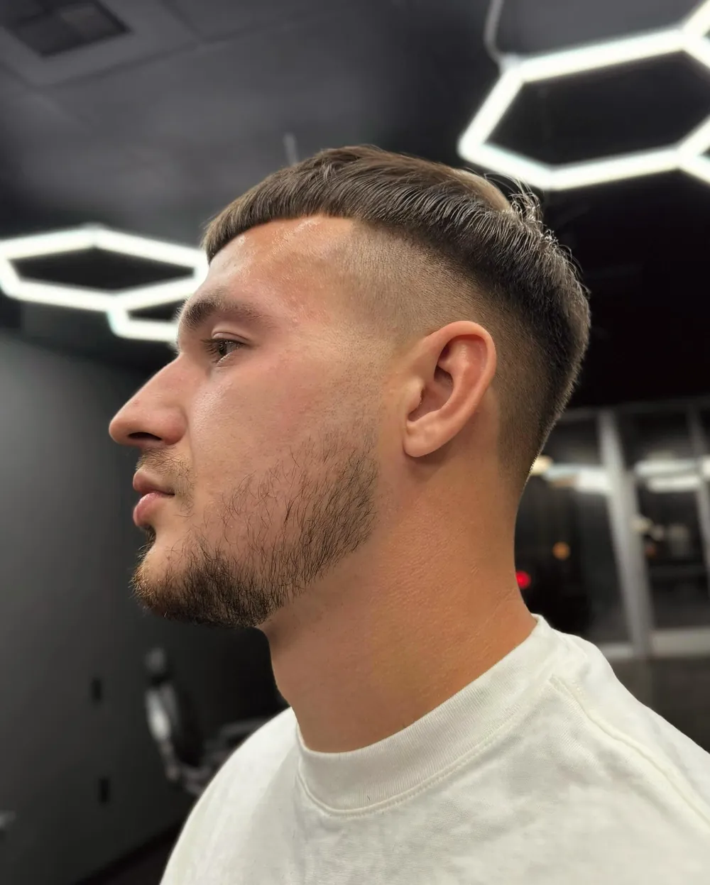 Men's haircut and beard work at Trust Barbershop, Citrus Heights