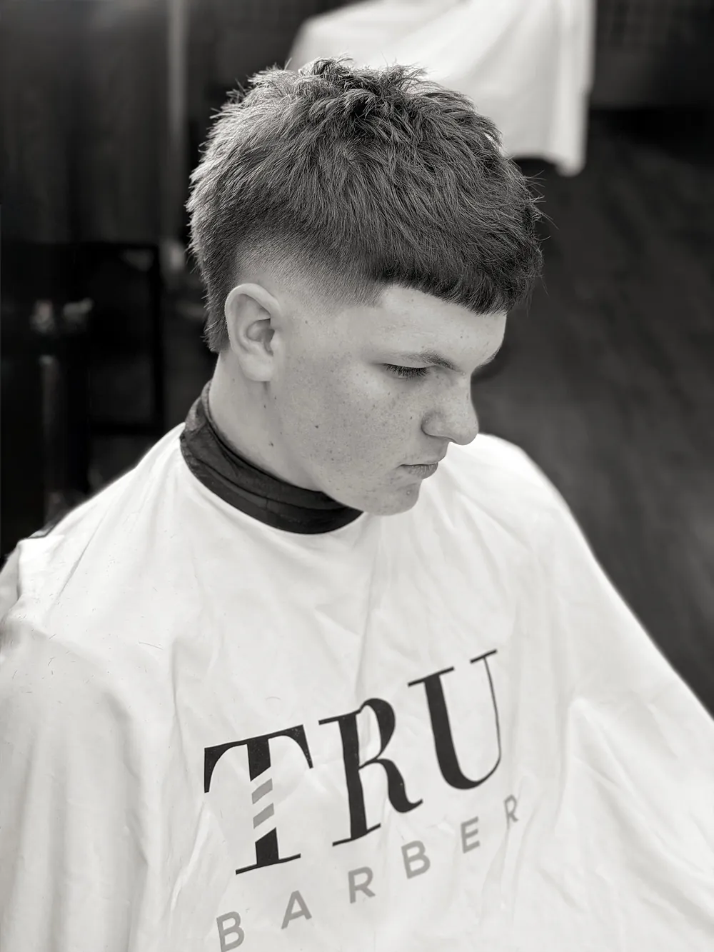 Men's haircut and beard work at Trust Barbershop, Citrus Heights