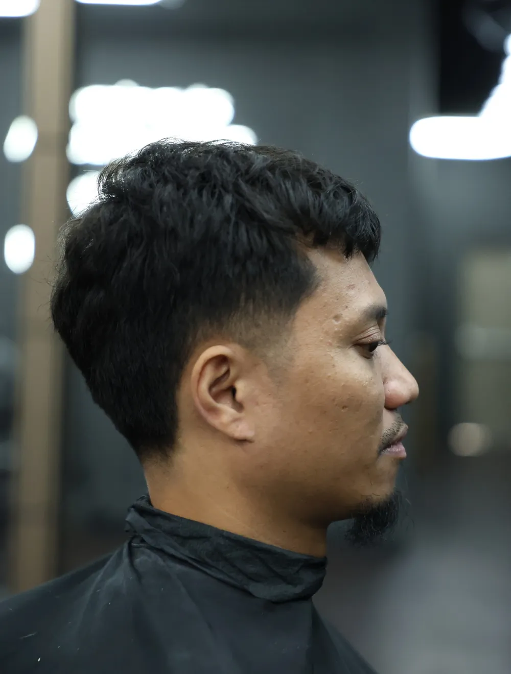 Men's haircut at Trust Barbershop, Citrus Heights